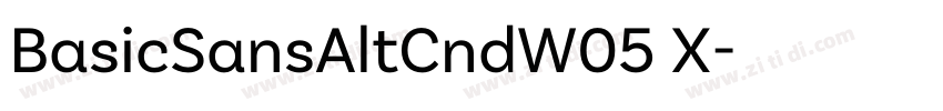 BasicSansAltCndW05 X字体转换 BasicSansAltCndW05 X字体转换